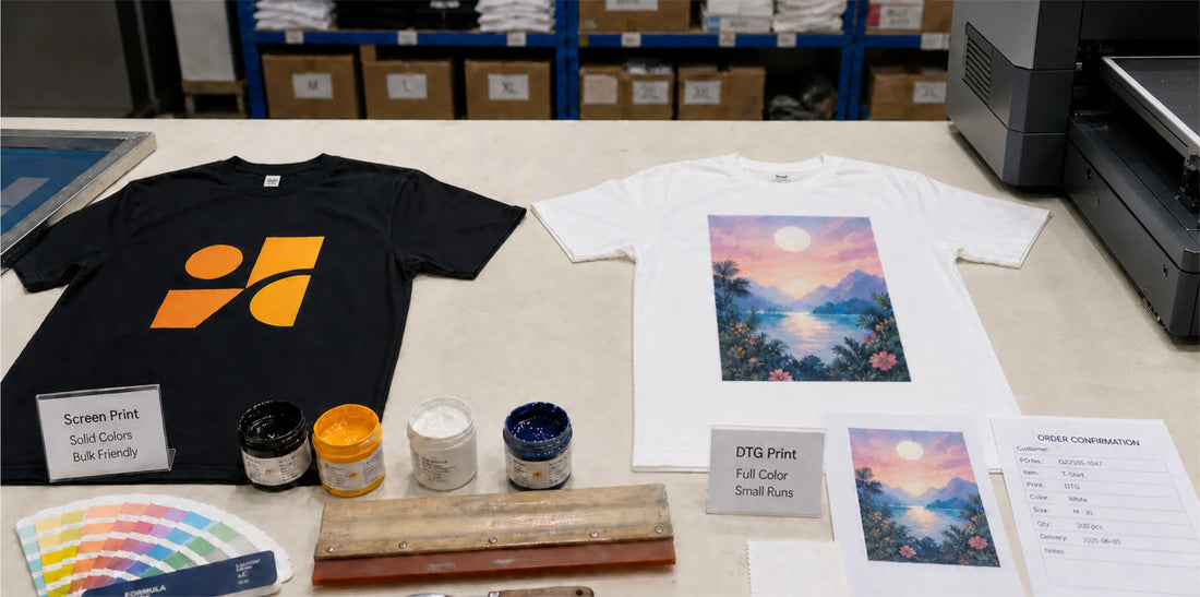 Screen Printing vs DTG: Which Printing Method Fits Your Custom Apparel Orders?