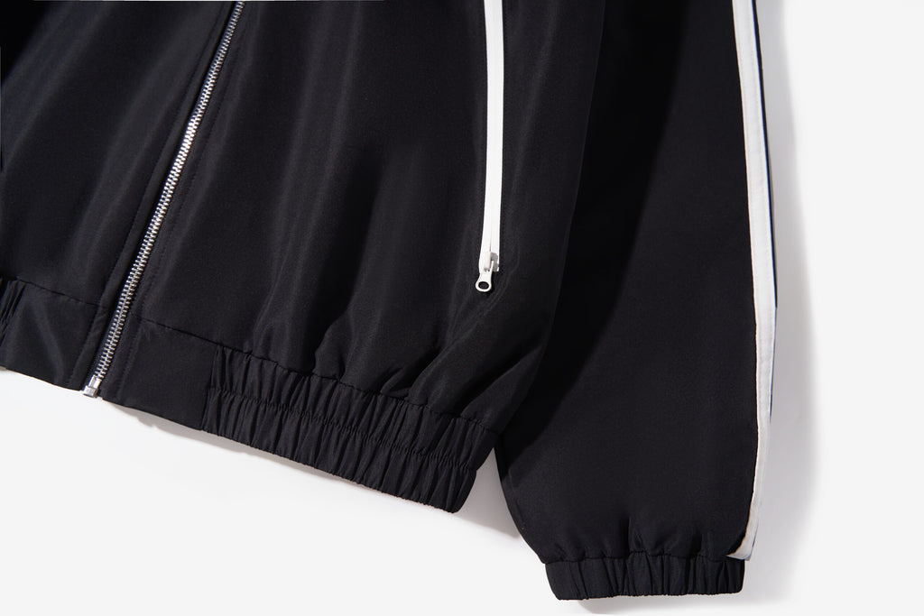 Wholesale Track Jacket | 100% Polyester | Retro Sportswear | Full-Zip Windbreaker