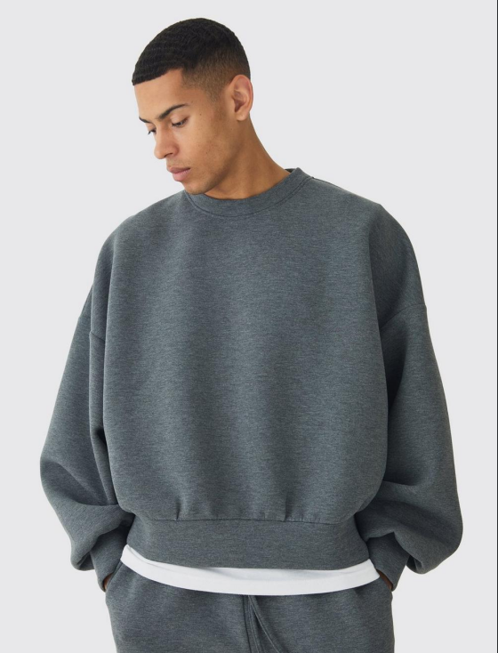 Juese Oversized Sweatshirt | 100% Cotton | Casual Crew Neck | Relaxed Fit