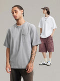 Pocket Detail 100% Cotton T-Shirt | Casual Relaxed Fit | Streetwear Essential