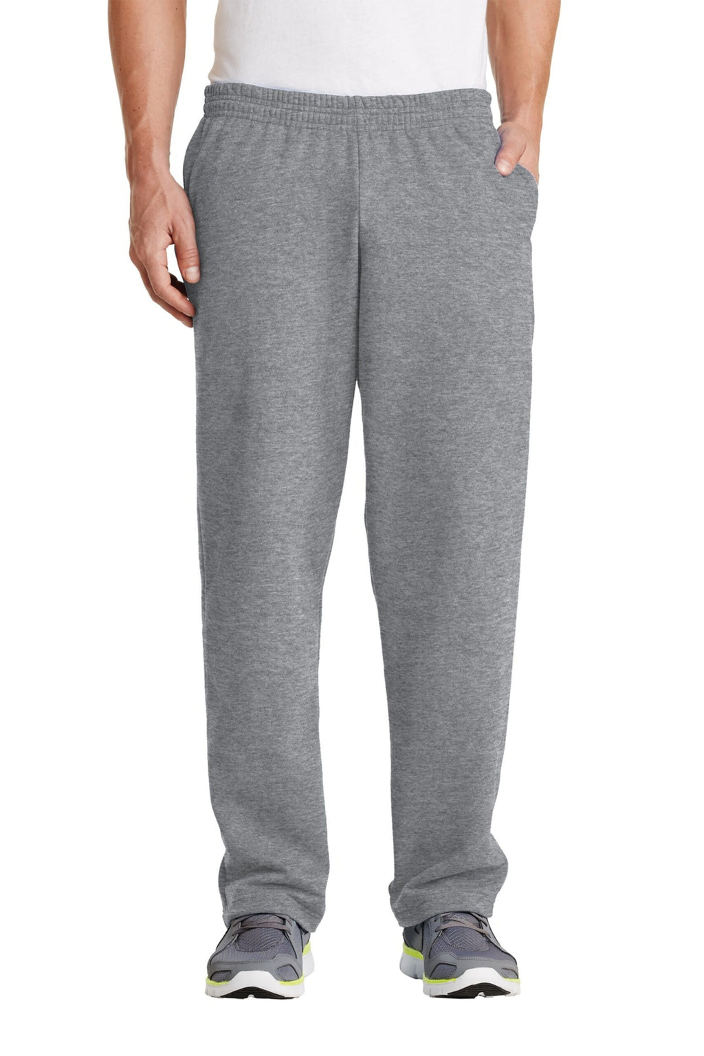 Juese Fleece Sweatpants _ Cotton Blend _ Elastic Waist _ Side Pockets