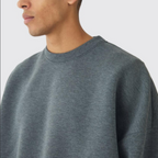 Juese Oversized Sweatshirt | 100% Cotton | Casual Crew Neck | Relaxed Fit