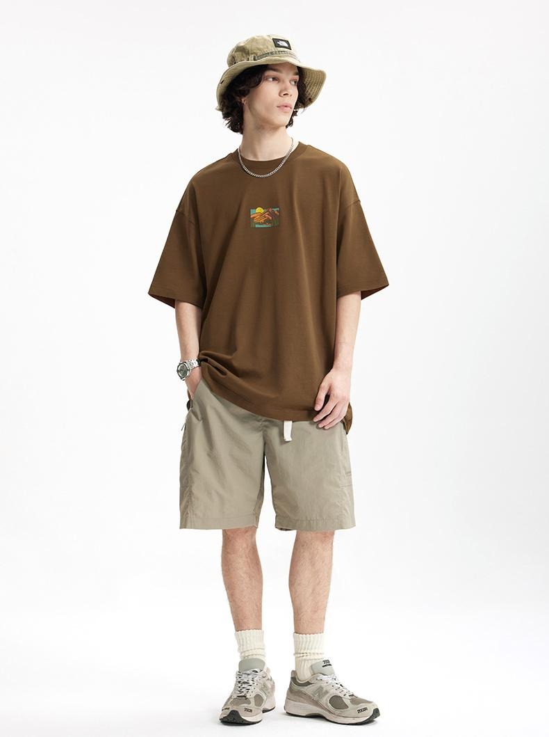 Sunshine Mountain Graphic T-Shirt | 100% Cotton | Casual Streetwear Short Sleeve Tee