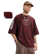 Oversized Graphic T-Shirt | Contrast Raglan Sleeves | Modern Streetwear Style