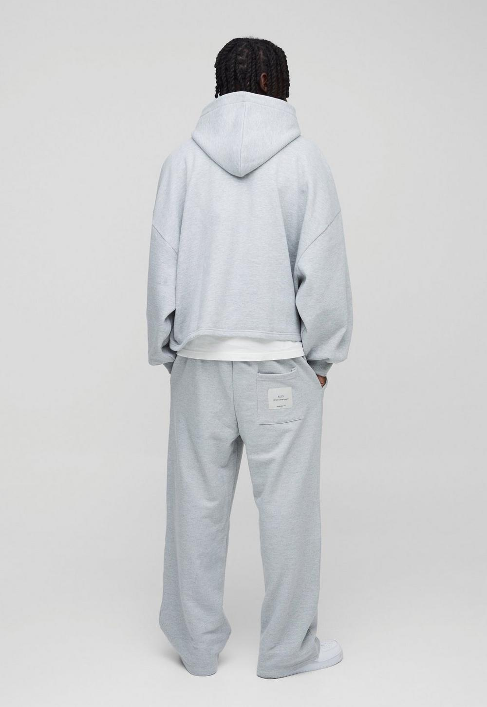 Juese Extreme Oversized Boxy Zip-Through Hoodie | 100% Cotton | Casual & Comfortable