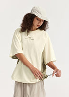 Color Block T-Shirt with Drawstring Hem | Stylish Streetwear Design