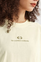 Color Block T-Shirt with Drawstring Hem | Stylish Streetwear Design
