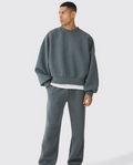 Juese Oversized Sweatshirt | 100% Cotton | Casual Crew Neck | Relaxed Fit