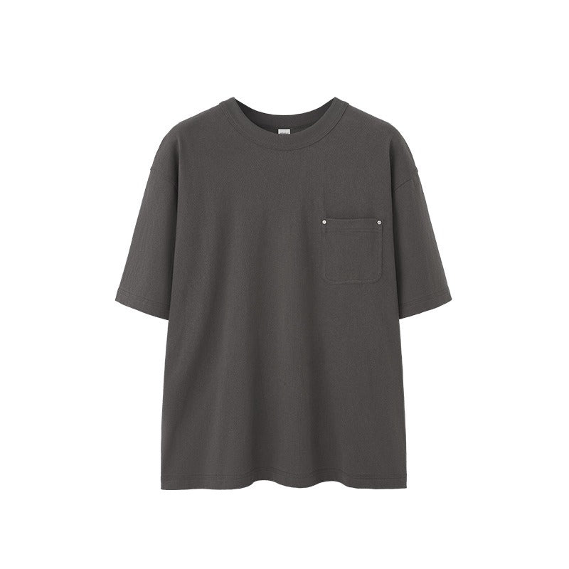 Pocket Detail 100% Cotton T-Shirt | Casual Relaxed Fit | Streetwear Essential