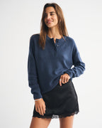 Minimalist Comfortable Solid Color Drop – shoulder Knit Top