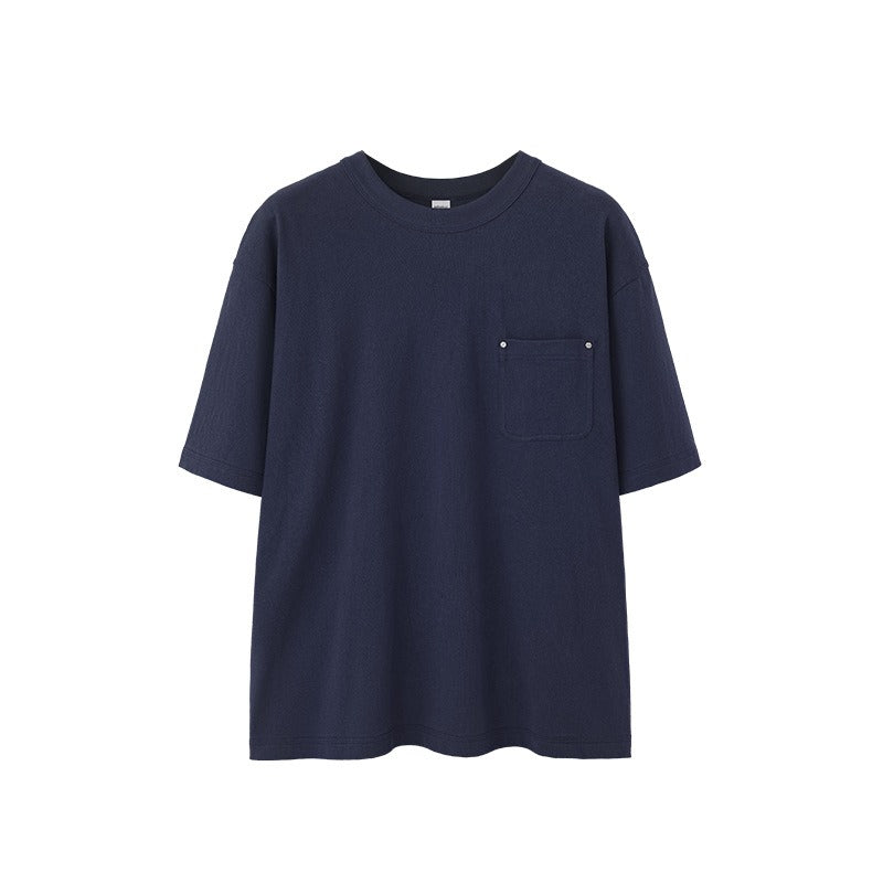 Pocket Detail 100% Cotton T-Shirt | Casual Relaxed Fit | Streetwear Essential