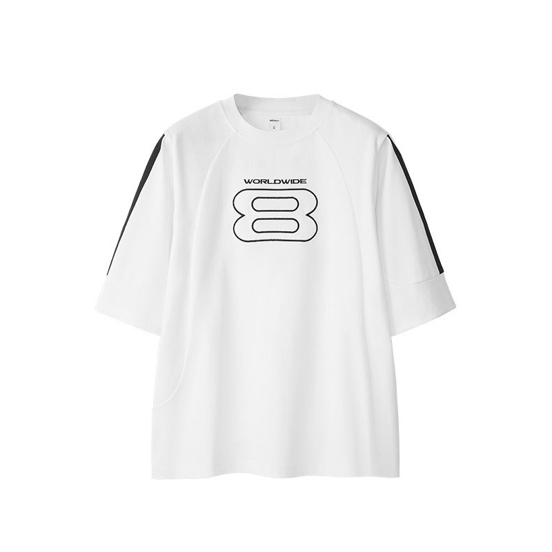 Oversized Graphic T-Shirt | Contrast Raglan Sleeves | Modern Streetwear Style