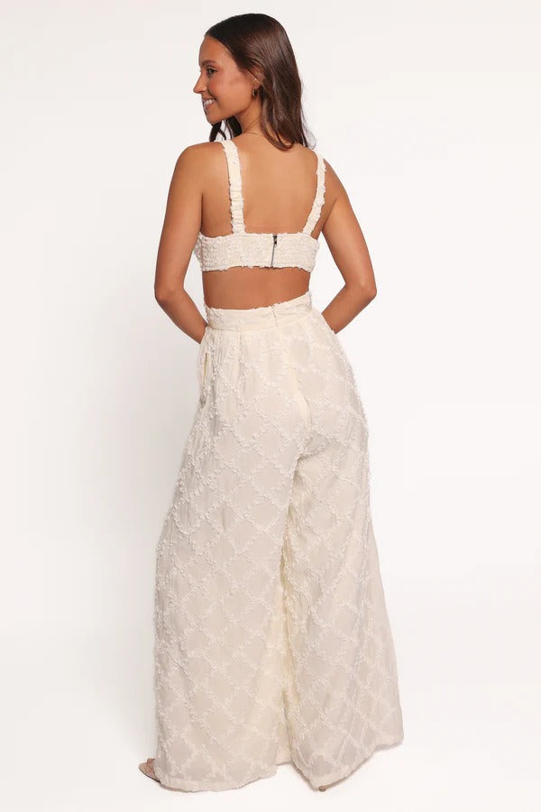 Sexy backless suspender fashion jumpsuit