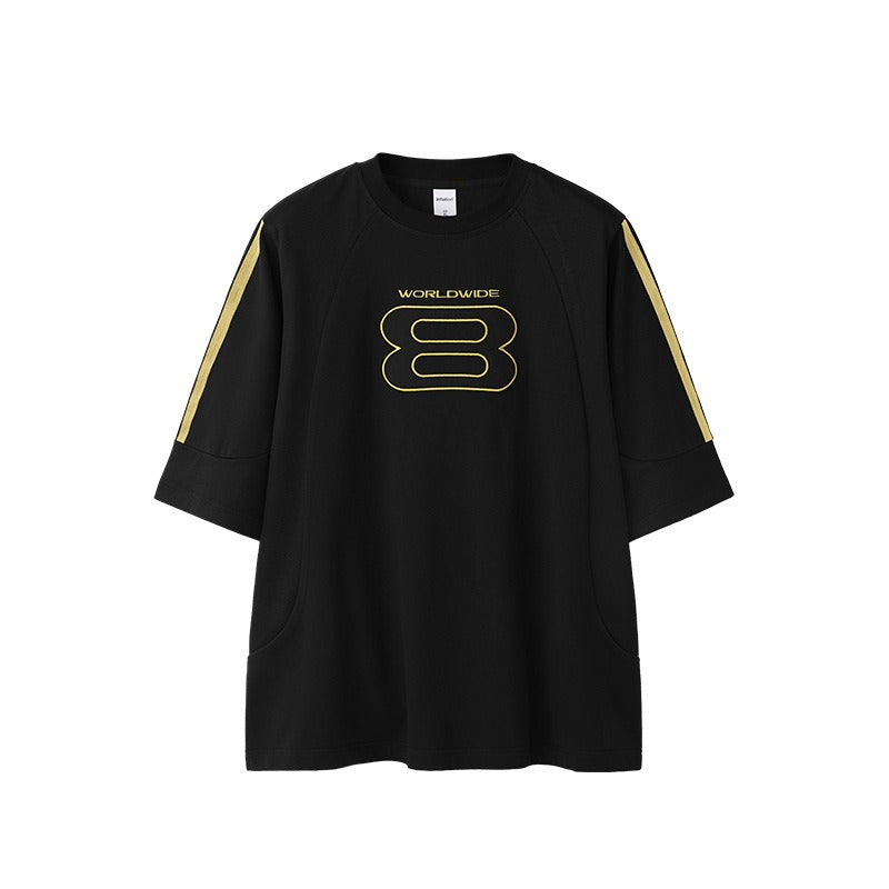 Oversized Graphic T-Shirt | Contrast Raglan Sleeves | Modern Streetwear Style