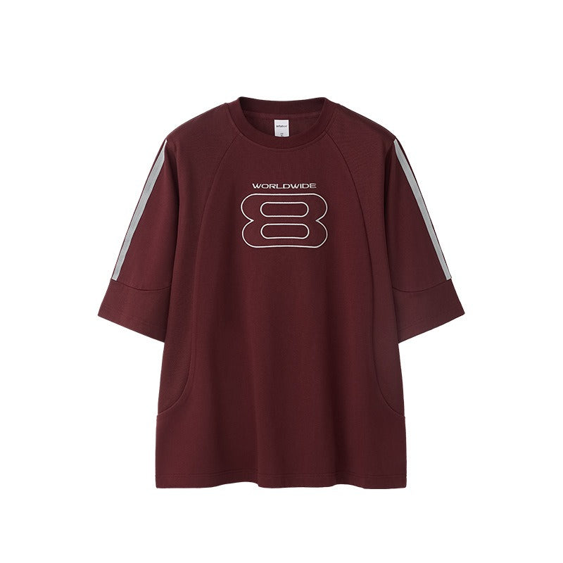 Oversized Graphic T-Shirt | Contrast Raglan Sleeves | Modern Streetwear Style