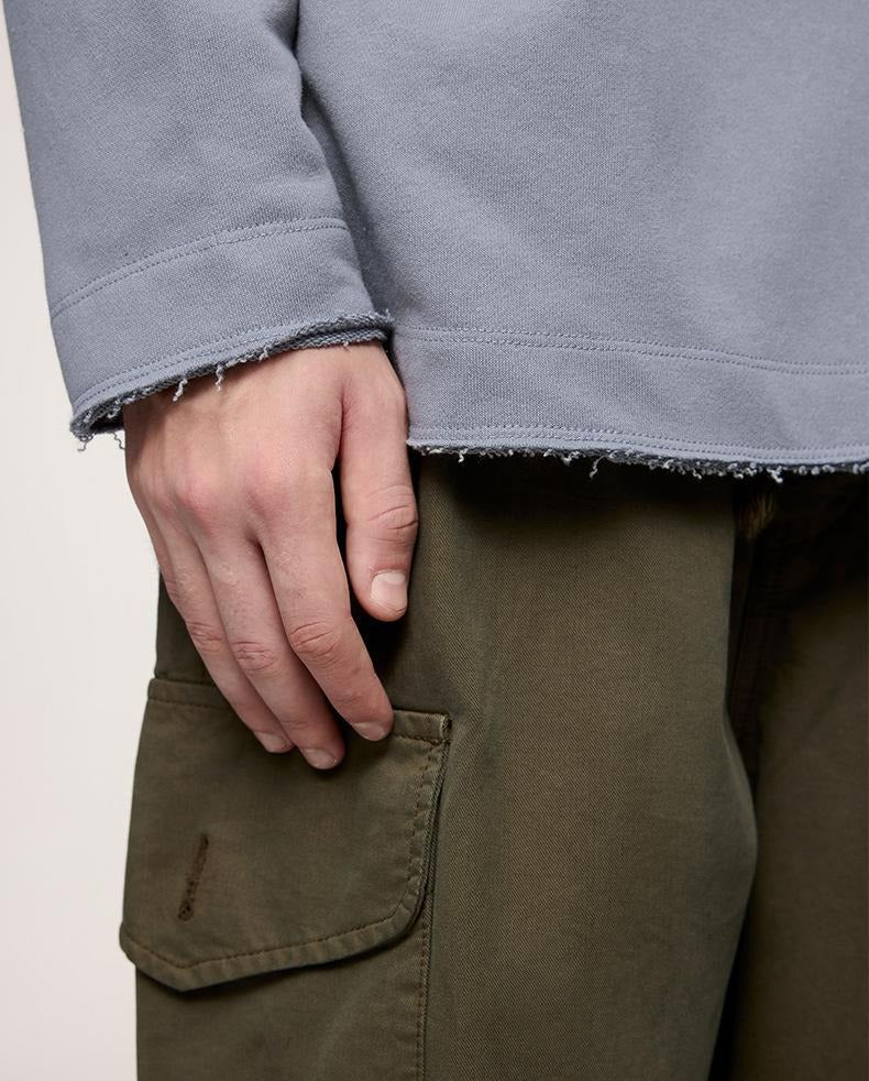 Cotton Blend Long Sleeve Sweatshirt | Relaxed Fit | Streetwear Essential | Soft & Comfortable