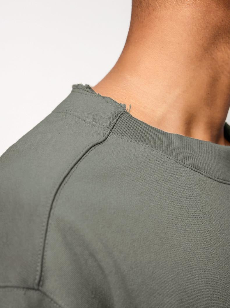 Cotton Blend Long Sleeve Sweatshirt | Relaxed Fit | Streetwear Essential | Soft & Comfortable