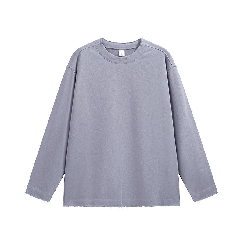 Cotton Blend Long Sleeve Sweatshirt | Relaxed Fit | Streetwear Essential | Soft & Comfortable