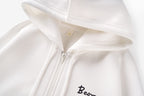 Polar Fleece Cat Hoodie | 2025 Zip-Up Jacket | Oversized Fit | 65% Cotton 35% Polyester | Heat Transfer Graphic | Streetwear Fashion