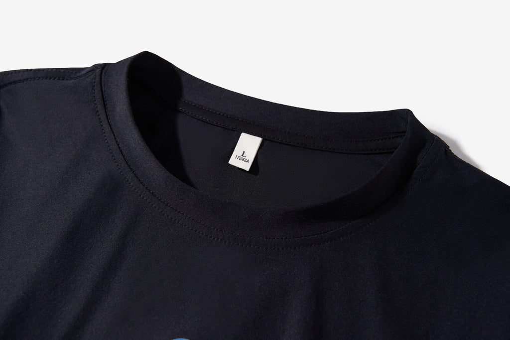 Minimalist Graphic Long-Sleeve Sweatshirt | 100% Polyester | Heat Transfer Print | Lightweight & Breathable Streetwear Top